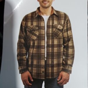 Jachs New York Brown Heavyweight Flannel Shirt
